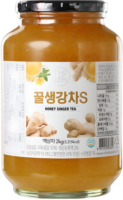 초록원 꿀생강차 S, 2kg, 1개입, 1개