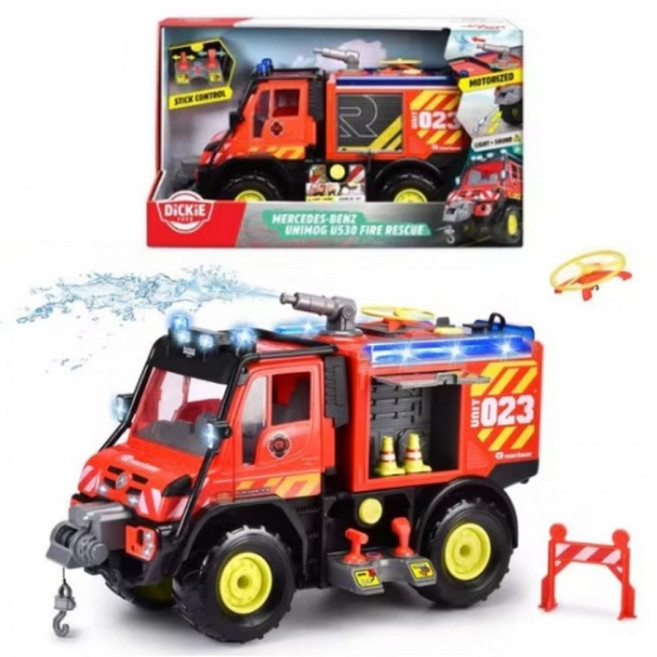 디키토이즈 자동차장난감 유니목 소방차 (084782) 작동 모형 완구 장난감, 1개, 상세페이지 참조