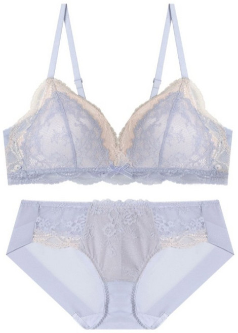 [세트]투톤 브라렛+헴팬티(색상택1) EBBRGA316H EBWQGA316H