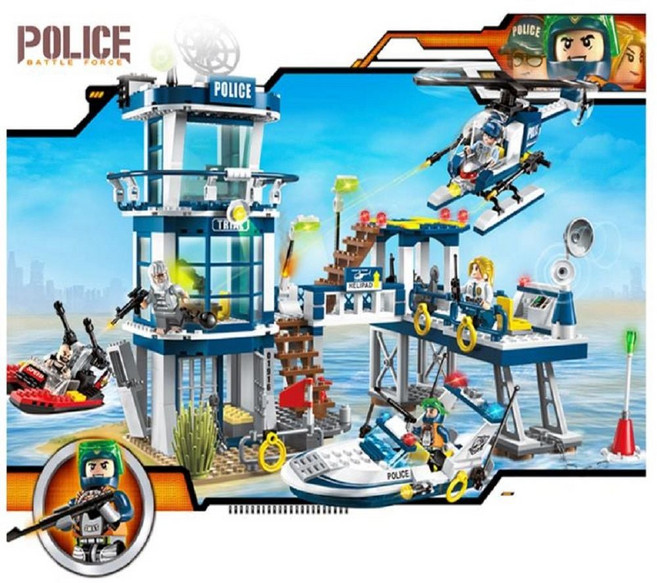 경찰시리즈 2종 택1 경찰특공대 블럭 조립 레고호환, 1916, 1개