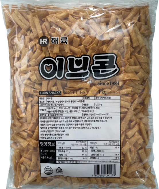해륙식품 이브콘 1kg 대용량, 1개