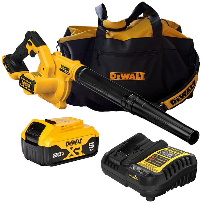 디월트 DCE100N+DCB1104+DCB184+더플백 충전 블로워 송풍기, 1개