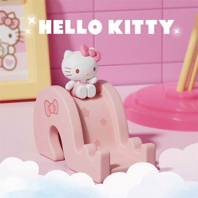 산리오 휴대폰 핸드폰 거치대 스마트폰 안경거치대 휴대용, 1개, 헬로키티