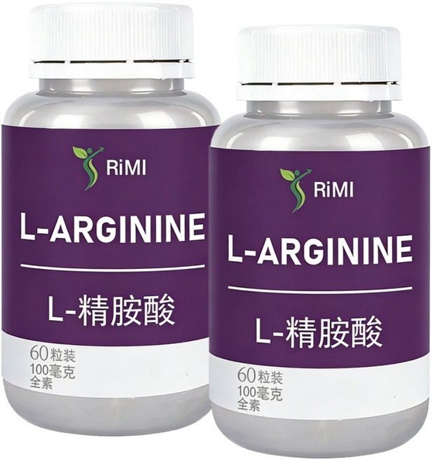 RiMi L-精胺酸 綜合胺基酸 瑪卡 瓜拿納 L-精胺酸 一氧化氮 精胺酸 鋅 蚓激酶 男性 保健食品, 1個, 60顆