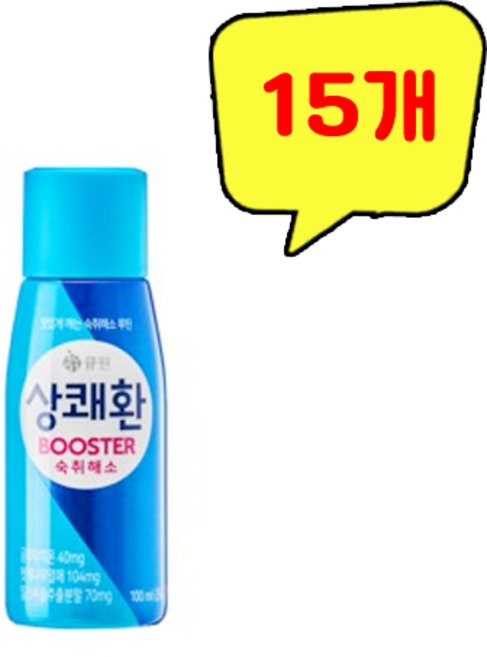 큐원 상쾌환 부스터, 100ml, 15개