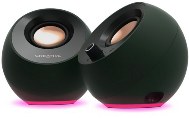 크리에이티브 PEBBLE PRO 스피커, 그린, mf1710