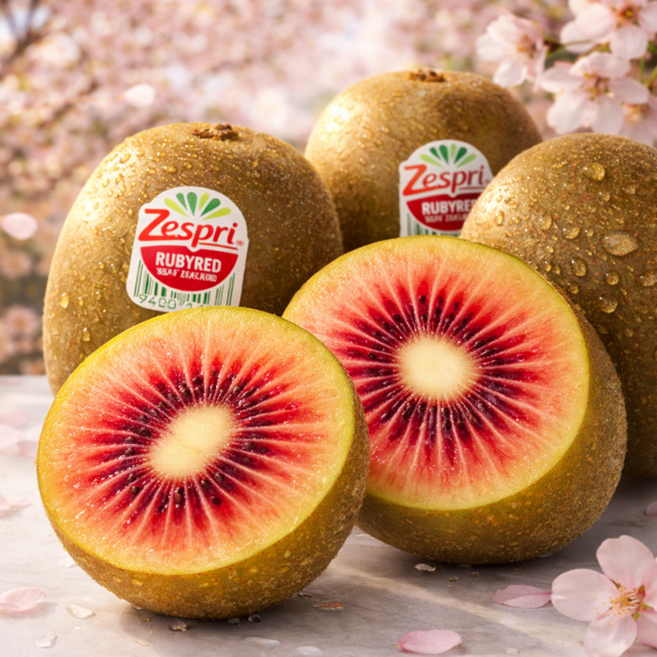 [프리미엄] 고당도 제스프리 루비레드 키위, 1박스, 500g(중과)