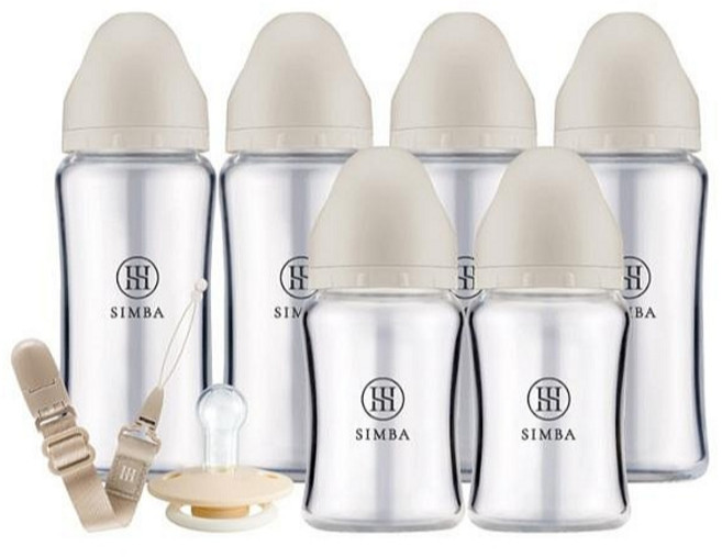 小獅王辛巴 扭扭奶嘴組(夜光／優格), 1個