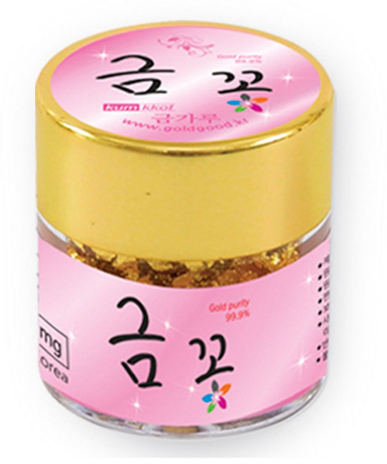 최저가국내산휴대용식용미용금꽃금가루30mg, 30mg, 1개