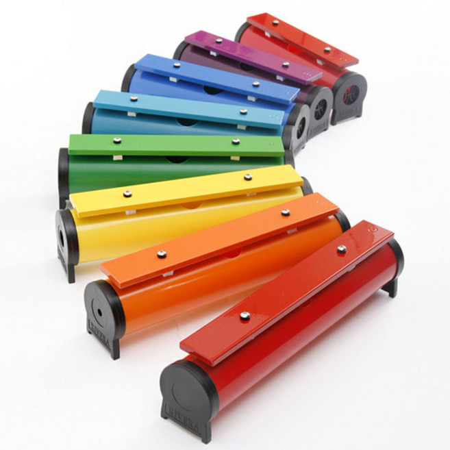 리베라 공명실로폰 온음 RST-08B, 무지개색, 8판, 1개