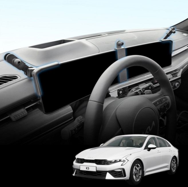 더뉴 K5 DL3 페리 호환용 차량용 핸드폰 거치대 마운트 중앙 마운트(연장바 비포함), 호환, 1개, 맥세이프 무선충전거치대 S21, 좌우중앙세트(연장바2개 포함)