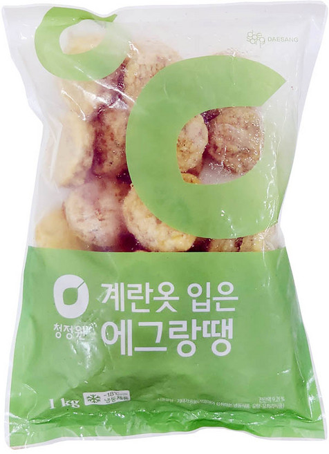 청정원 계란옷입은 에그랑땡 1kg, 1개