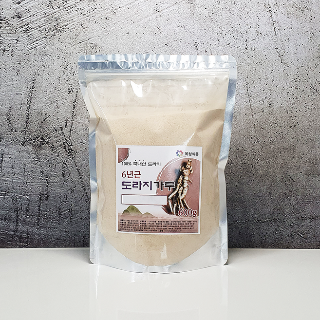 6년근 도라지가루 200g 600g - 유통마진 없이 직접판매, 1개