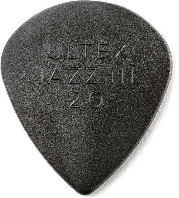 짐 던롭 울텍스 재즈 III 피크 2.0MM - 6개 묶음, 던롭 2.0mm, 6팩