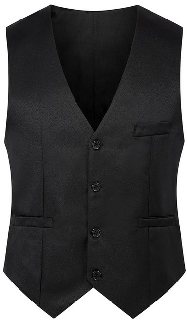 브엘세바 남성 클래식 슬림 정장 조끼 베스트