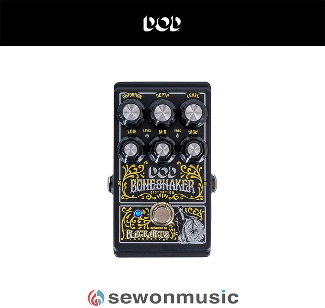 DOD 기타 이펙터 BONESHAKER 더티 부스트 EQ, 1개