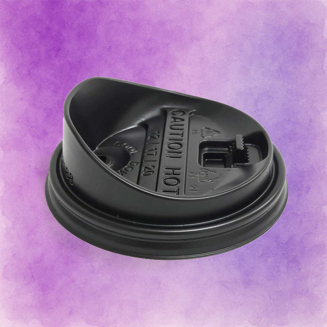 H 종이컵 뚜껑 머그리드형 블랙 90mm(12/16/20온스) 종이컵용, 1000개