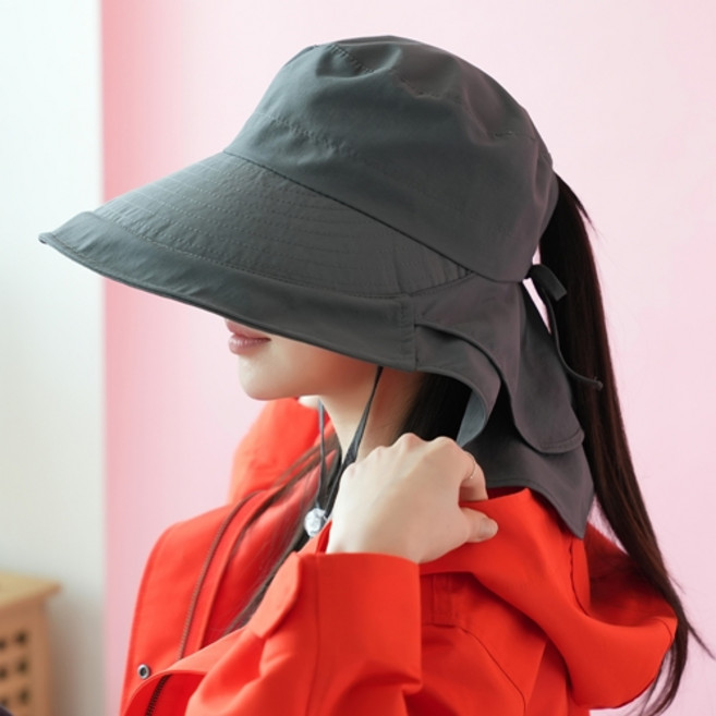 3초쿨 자외선 99% 차단 플랩캡 UV 차단 모자 등산 캠핑 물놀이 아쿠아 트레킹 벙거지