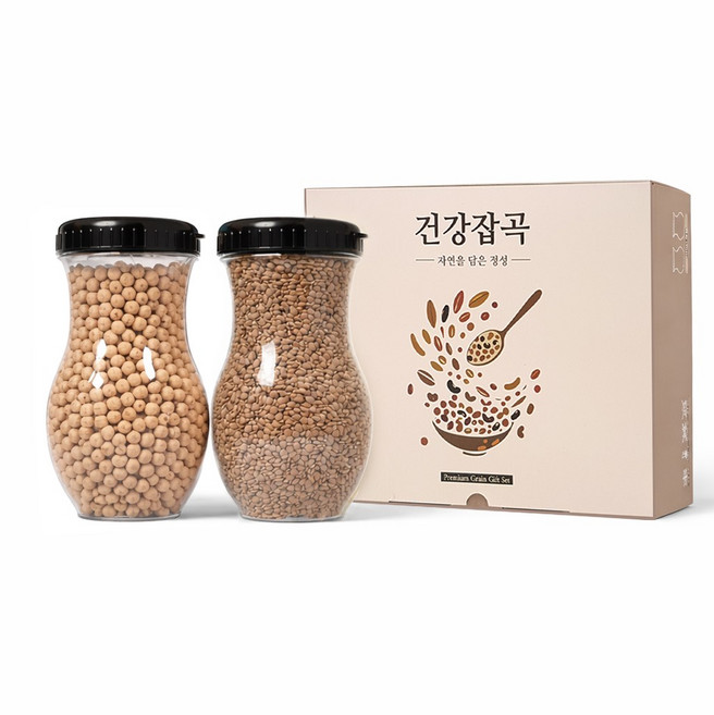 건강잡곡 렌틸콩 병아리콩 세트, 700g, 2개