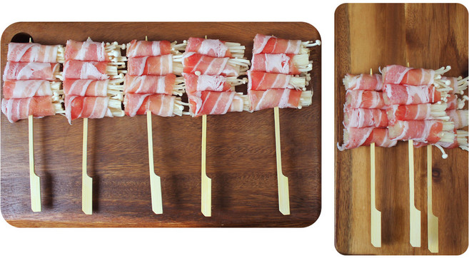 고우하 팽이삼겹말이꼬치 55g 8꼬치 440g 대용량 업소용 캠핑꼬치 캠핑음식, 1개