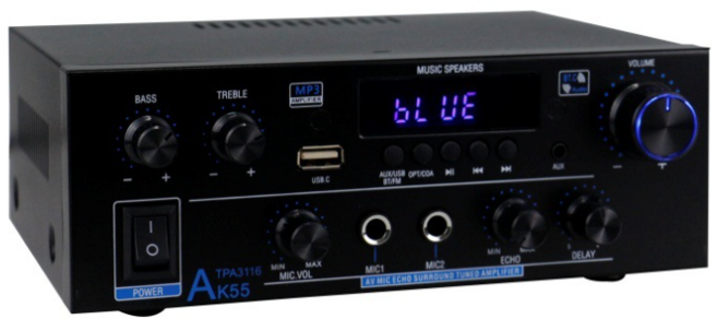 LEZUN 樂尊 AK-55 藍牙 5.0 數位功率放大機, 1個