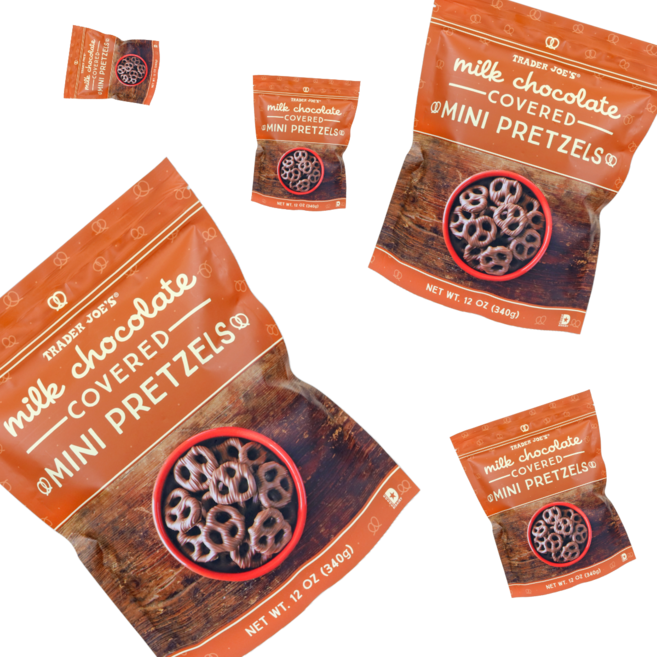 트레이더조 밀크 초콜릿 미니 프레첼, 5개, 340g