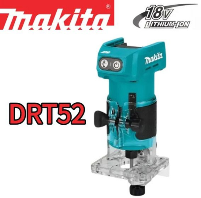 마키타 DRT52 무선 목공 트리머 18V 슬롯팅 다기능 전기 목재 밀링 배터리, [03] DRT52
