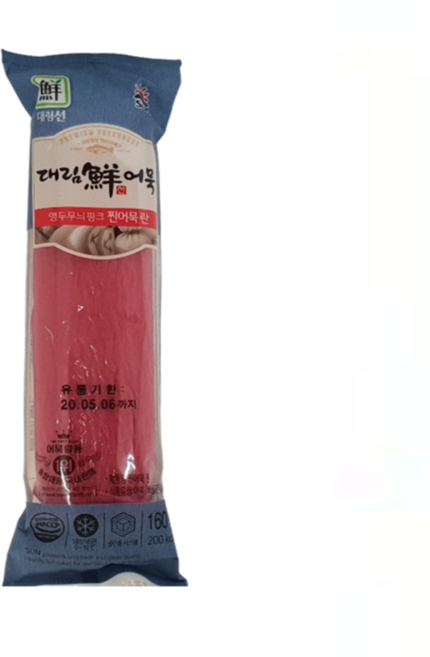 대림선 사조 핑크 찐어묵란/냉동 간편조리어묵, 160g, 1개