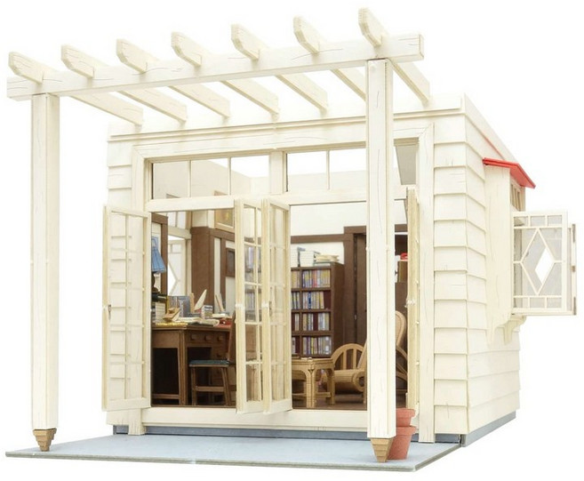 OJOP산케이 스튜디오 지브리 작품시리즈 1/35 이웃집 토토로 아버지의 서재 페이퍼크래프트 MK07-45, 1개