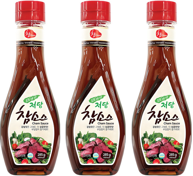 참 저당 참소스, 285g, 3개