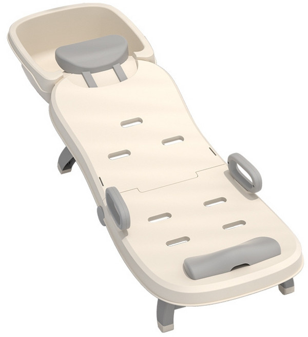 유니픽스 접이식 샴푸 의자 머리감기 환자 어린이 목욕 침대 방수 요양원 어린이집 대야, 일반 모델