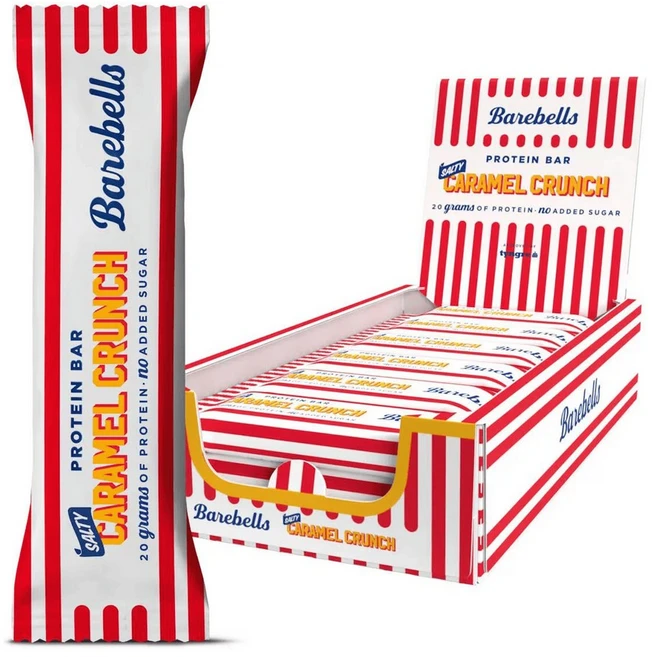 베어벨스 프로틴바 솔티 카라멜 크런치 55g x 12개입 1박스 - 쿠팡
