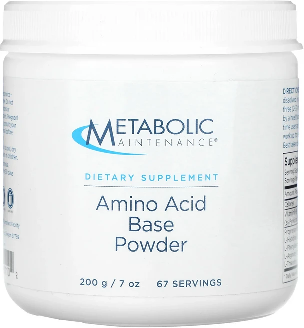 새해 첫좋은선물 Metabolic Maintenance 아미노산 기본 분말 200g(7oz) 제대로 할인합니다, MetabolicMaintenance아미노산기본분말20, 200g, 1개 - 쿠팡