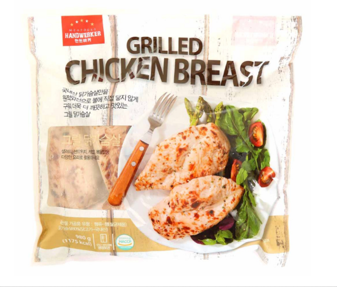 한트바커 그릴 닭가슴살 1, 1개, 1.26kg