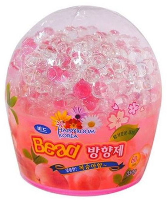 방향제350g복숭아향 비드 탈취제 생활잡화 생활용품 _ 12213EA, 350g, 1개, 복숭아