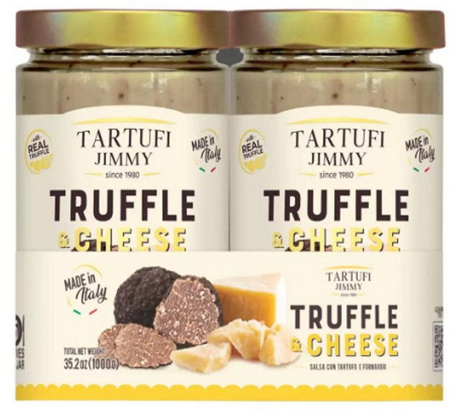 타르투피 지미 트러플 & 치즈 파스타 소스 Tartufi Jimmy Truffle & Cheese Pasta Sauce 1kg, 1개