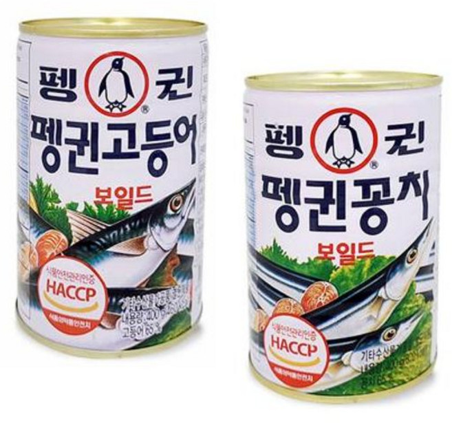 고등어꽁치 통조림 캠핑음식 혼밥 간편식, 1개, 400g
