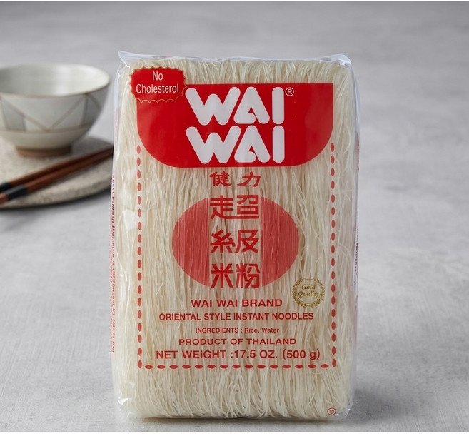 와이와이 쌀국수 오리엔탈 스타일 라이스 버미셀리 / WaiWai Oriental Style Instant Noodles Vermicelle, 200g, 2개