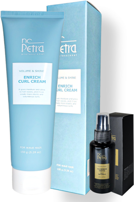 엔씨페트라 엔리치 컬크림 미용실 헤어 컬링에센스 파마 볼륨150g, 1개, 150g