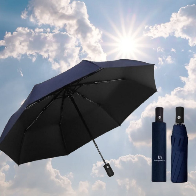 루미쉐이드 UV99.9차단 초경량 3단자동 우산 양산