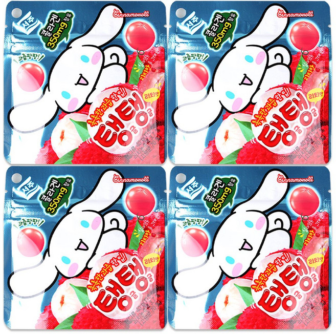 산리오 시나모롤 탱글탱글 젤리, 40g, 4개