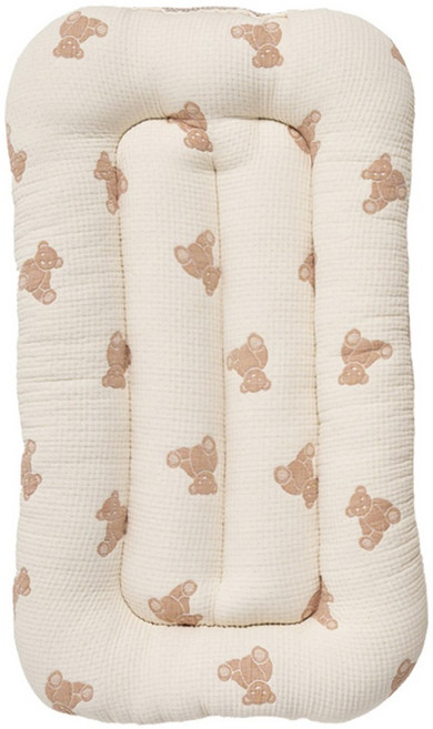 [시원한 산책 쿨 냉감 개모차 방석] 코코리에또 펫 강아지 유모차 쿠션 가드, 시트 단품, 01_쿠키베어