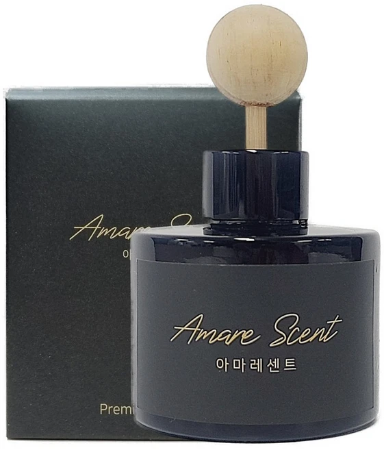 100%천연향료 테라피 차량용 방향제 자동차 디퓨저 블랙 120ml, 로즈우드, 1개 - 쿠팡