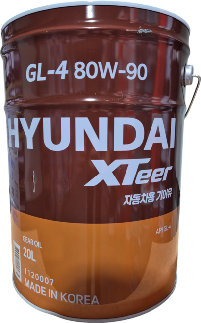 현대 엑스티어 XTEER 자동차용 기어오일 GL-4 GL-5 80W90 20L, 1개