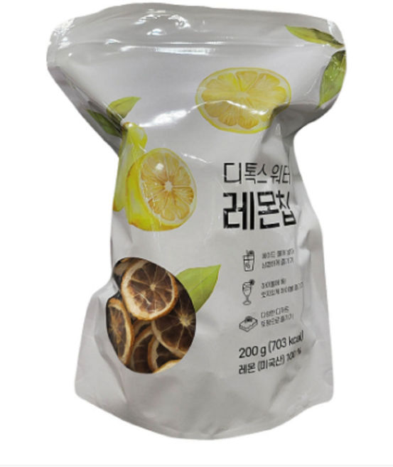 솜 디톡스 슬라이스 건조 레몬칩