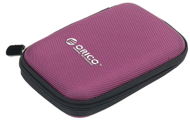 ORICO 2.5 인치 HDD 박스 가방 케이스 외장 휴대용 하드 드라이브 보관 보호 블랙 레드 블루, 2, 02 2