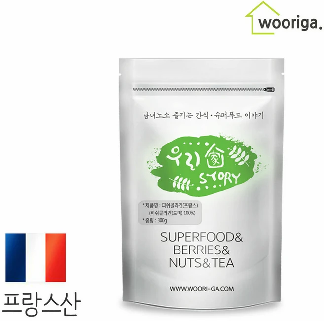 우리가스토리 프랑스산 저분자 피쉬콜라겐 가루 생선콜라겐분말, 300g, 1개 - 쿠팡