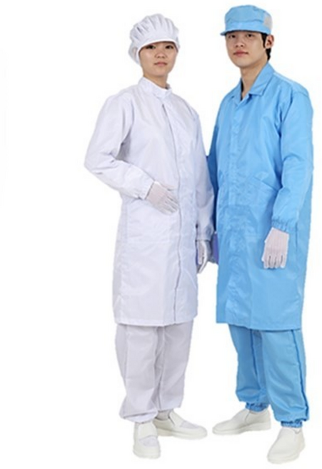 MK 제전방진가운 (Y카라) 방진가운 방문자가운 방진복 제전복 크린룸가운, WHITE(흰색), 1개