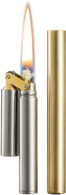 오일 매치 스틱 라이터 쌍절곤 메탈 오일라이터 감성 캠핑 EDC 휴대용