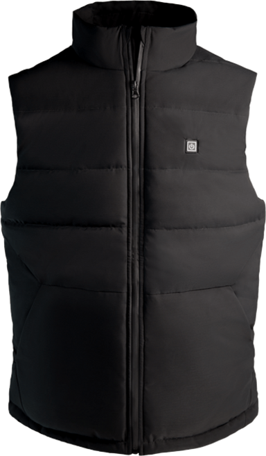 샤오미 USB 온열 겨울 방한 캠핑 등산 낚시 열선 그래핀 경량 발열 조끼, 블랙, M